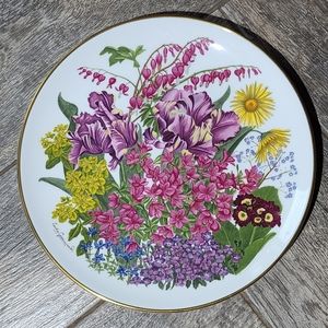 Flowers of May Plate from Franklin Porcelain
